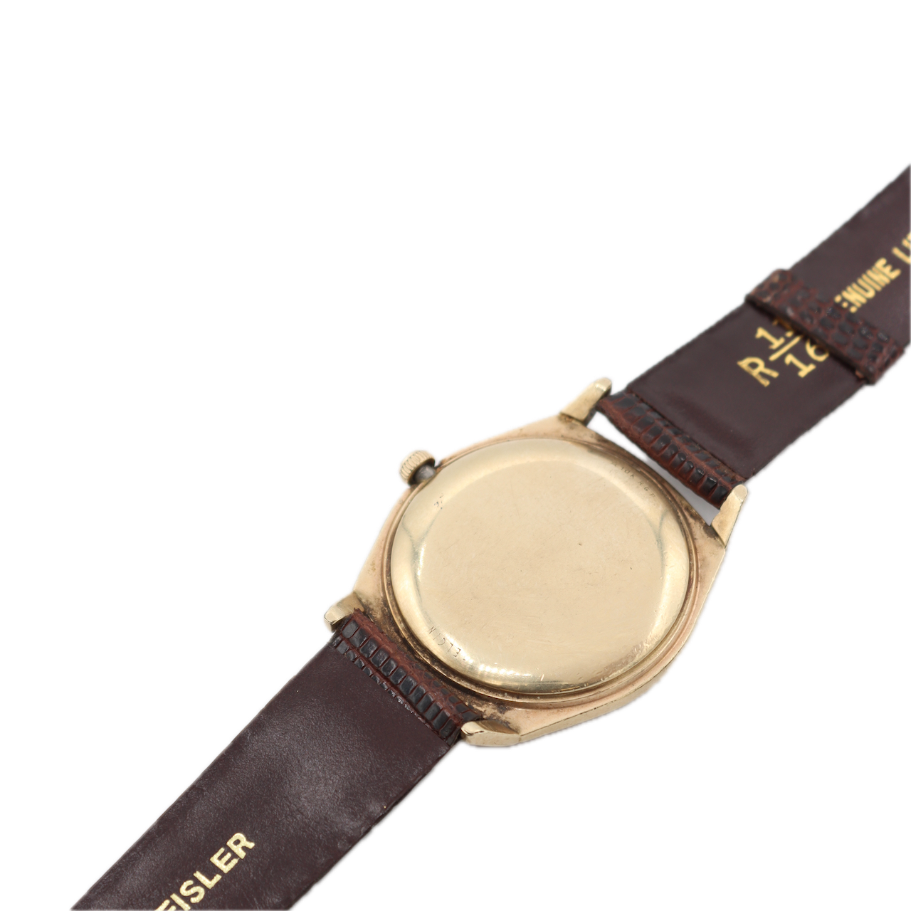 Vintage Elgin Waterproof Men's Mechanical Wristwatch Swiss Made 10k RGP