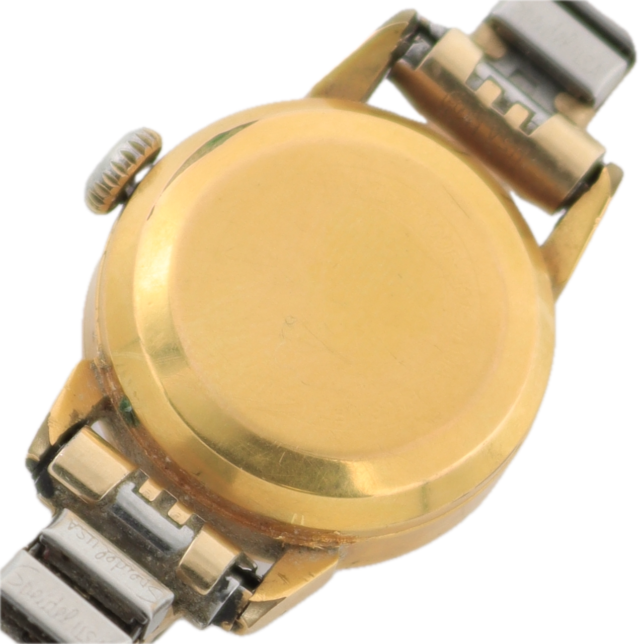 Vintage Wyler Cocktail Ladies Mechanical Wristwatch WC31 Swiss Steel & 10k RGP