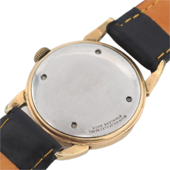 Vintage Universal Geneve Dress Men's Mechanical Wristwatch 231 Steel & 10k GF
