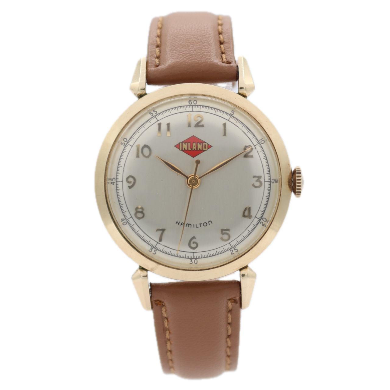 Vintage Hamilton Rodney Logo Inland Steel Men's Mechanical Wristwatch 10k GF