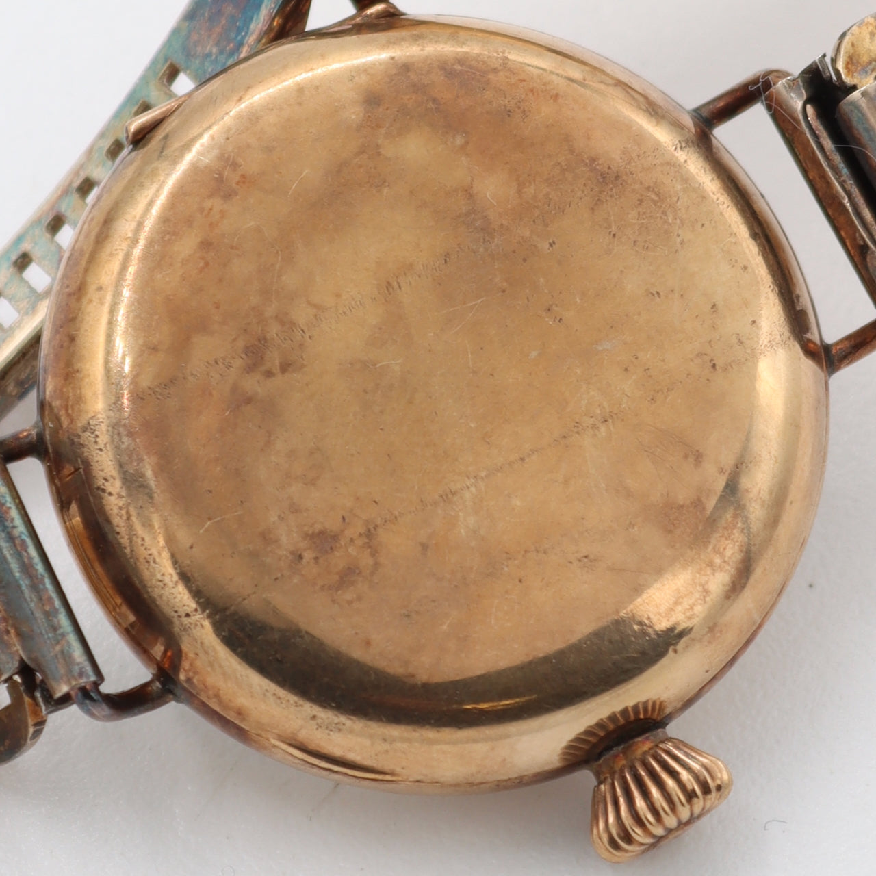 Vintage 1919 Elgin Drivers Style Men's Mechanical Wristwatch 463 USA 14k GF