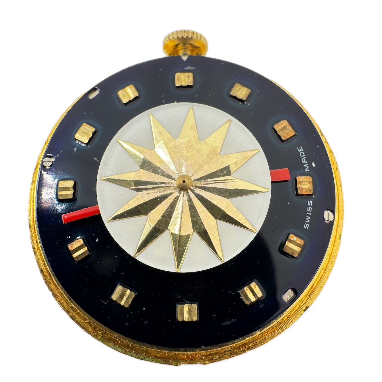 Vintage Wilson Mystery Dial Mechanical Pocket / Pendant Watch Swiss Made