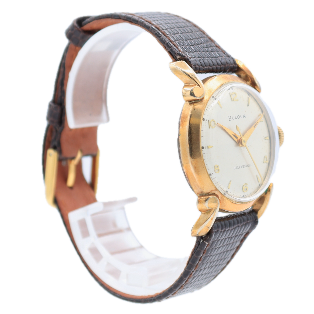 Vintage 31mm Bulova 8013446 Clipper Men's Automatic Wristwatch 10CSC Two Tone