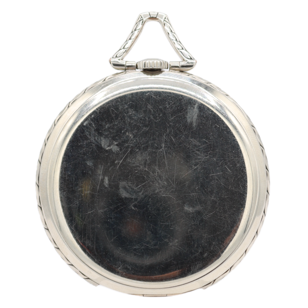 Antique 1924 Elgin G.M. Wheeler Enamel 17J Mechanical Pocket Watch 452 14k GF