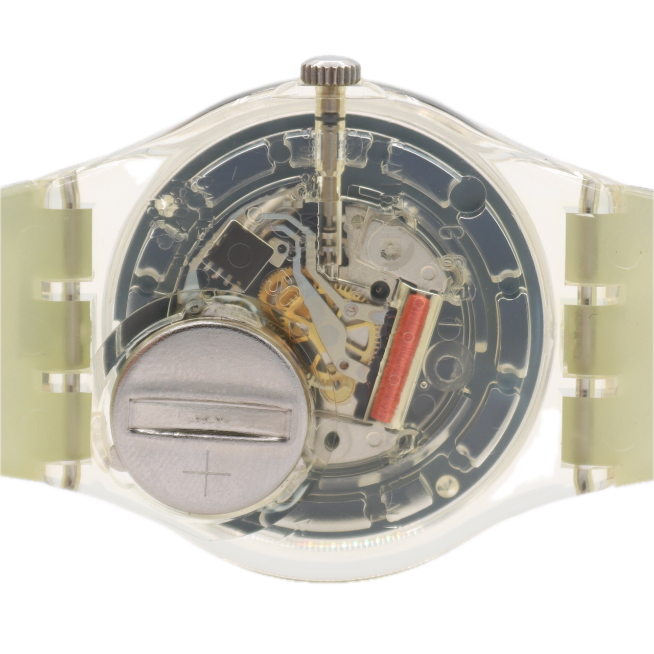 34mm 1997 Swatch GK241 Oxygen Men's Quartz Wristwatch Swiss City Skyline W/Case