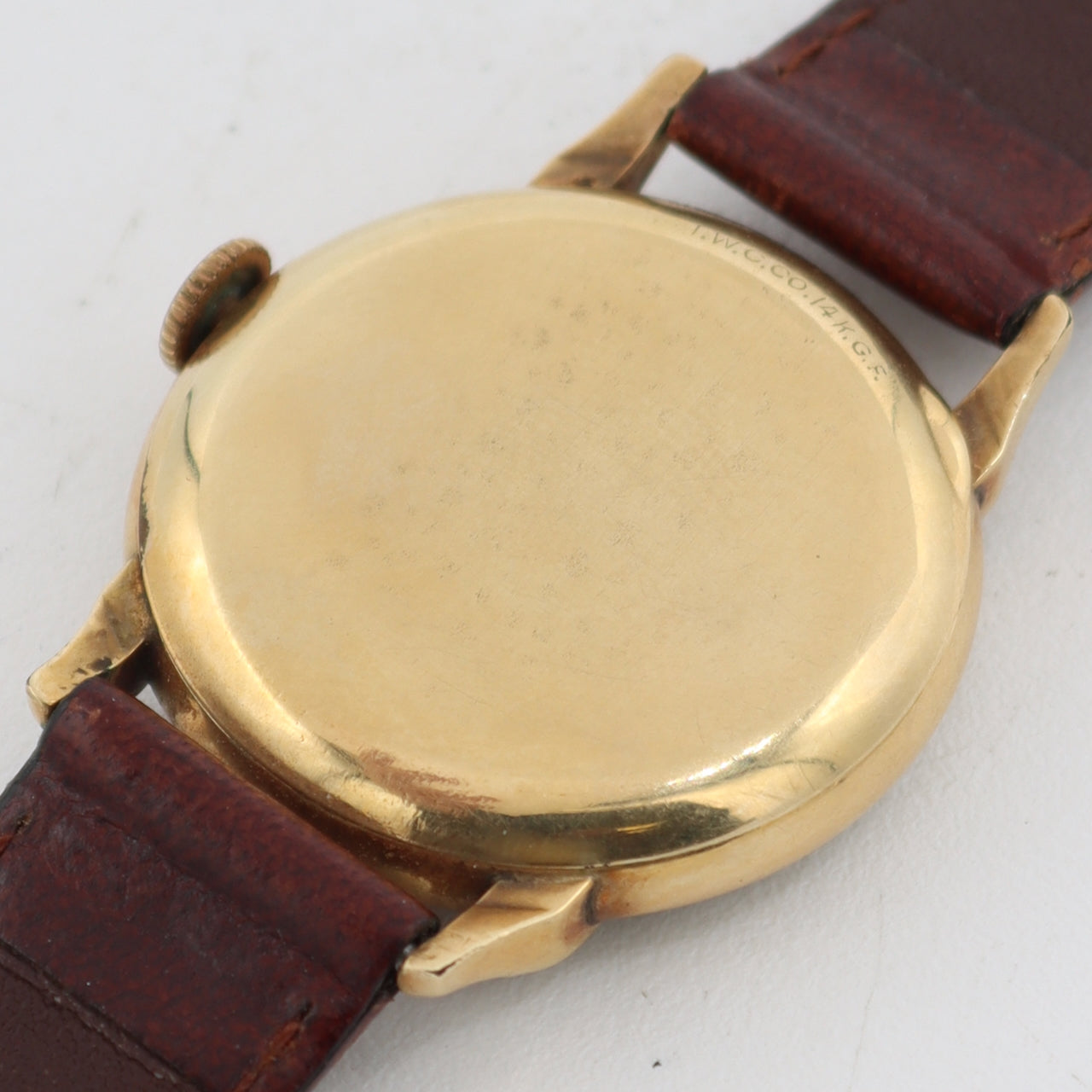 Vintage 31mm Lord Elgin 4605 Extra Thin Men's Mechanical Wristwatch 556 14k GF