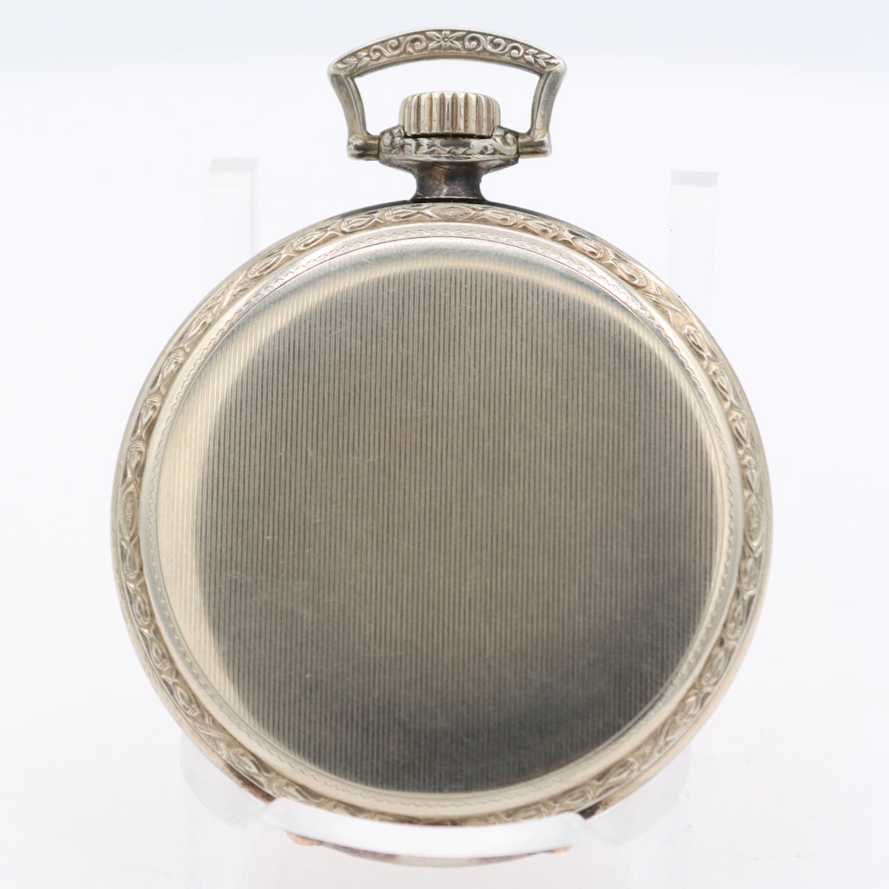 Antique Bulova Art Deco 17J Mechanical Pocket Watch Thin Hi W/Box 14k GF Swiss