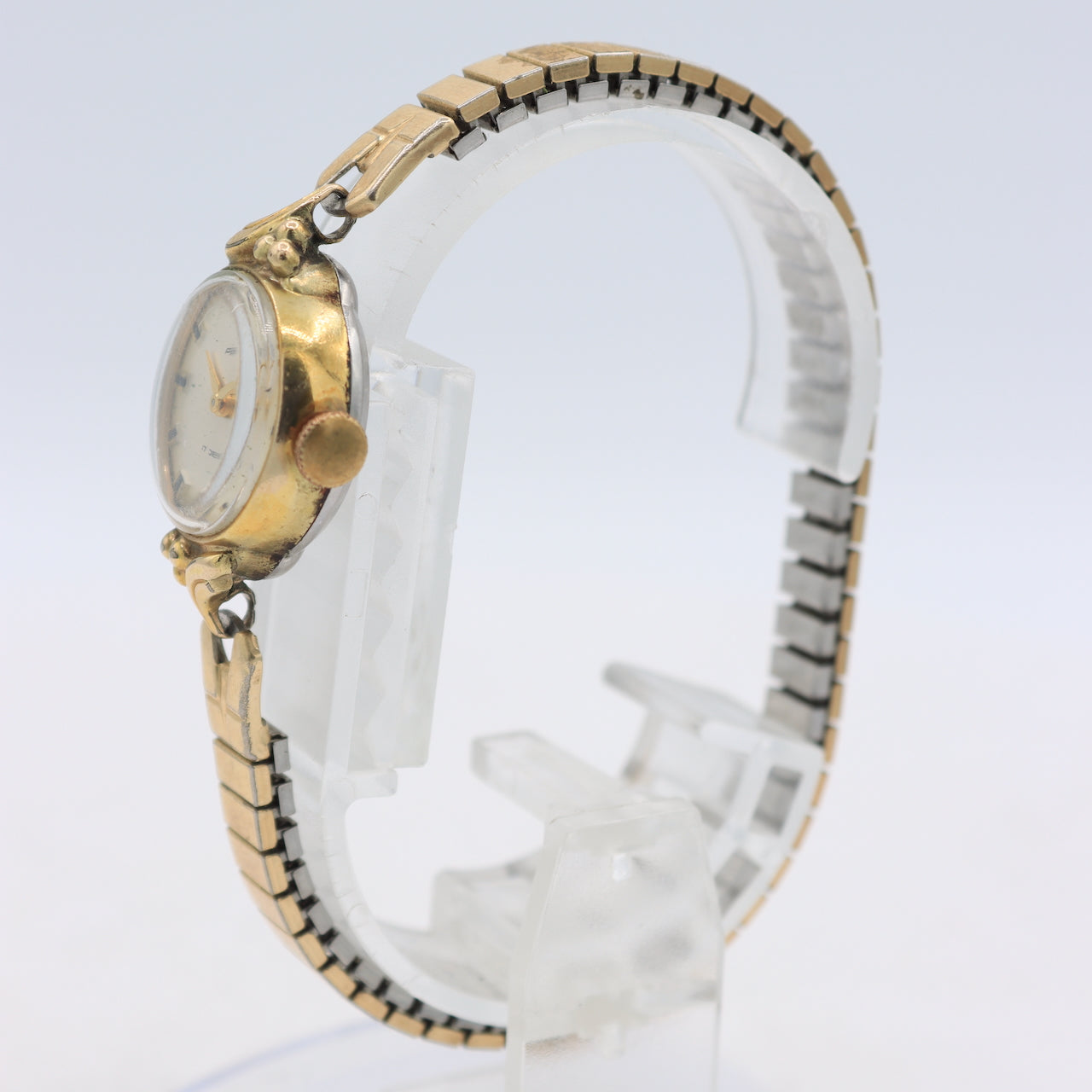 Vintage Gruen 225-412A Precision Ladies Mechanical Wristwatch N225R 10k RGP