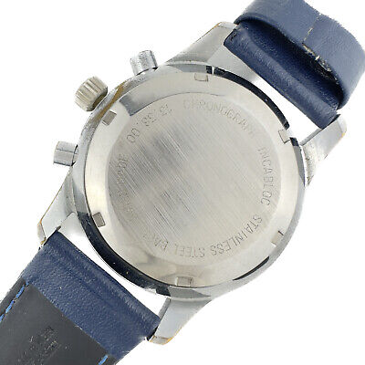 Vintage Wakmann Big Boy 13.36.00 Men Chronograph Watch Valjoux 234 Rare Serviced