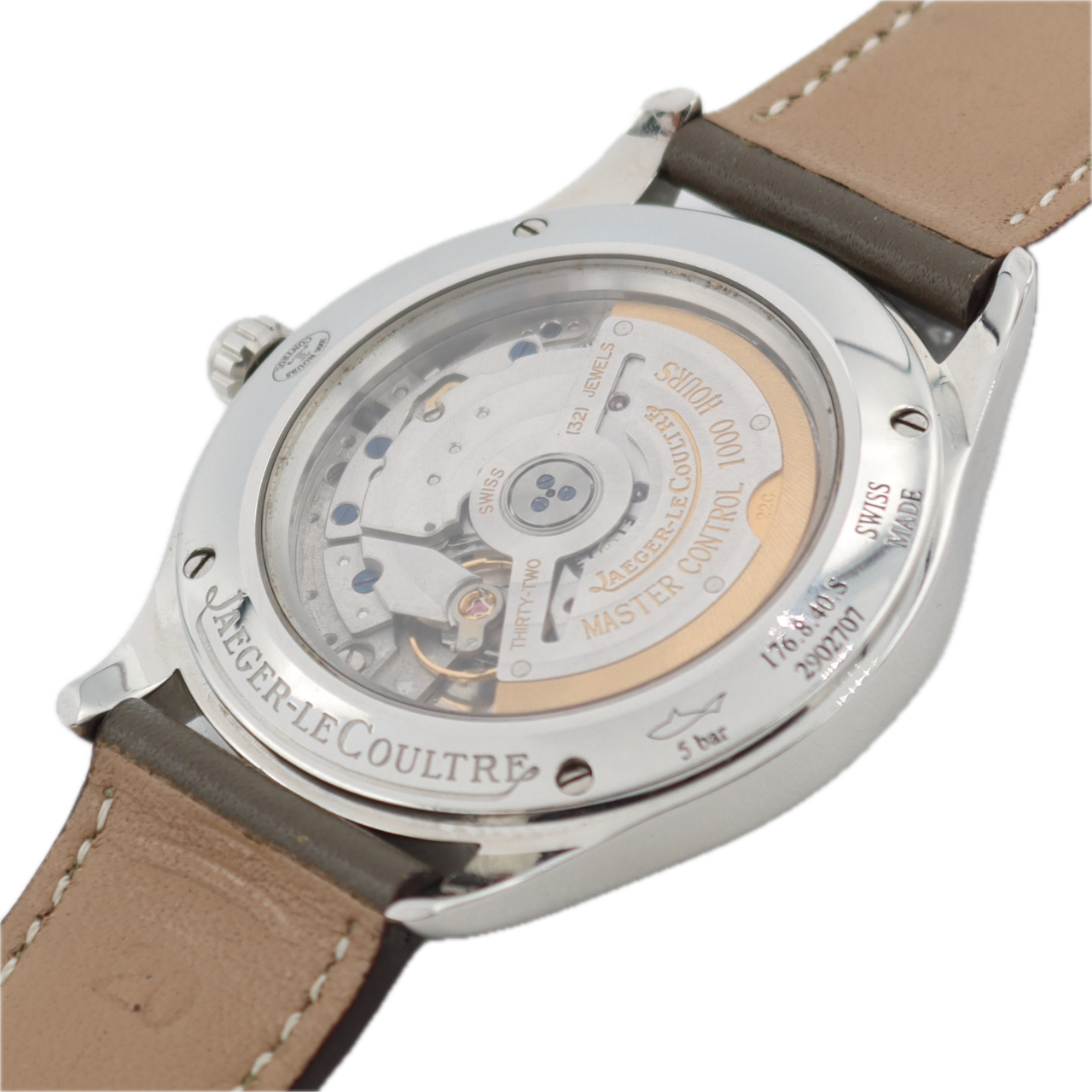 Jaeger-LeCoultre 176.8.40.S Master Control Date Men's Automatic Wristwatch Steel