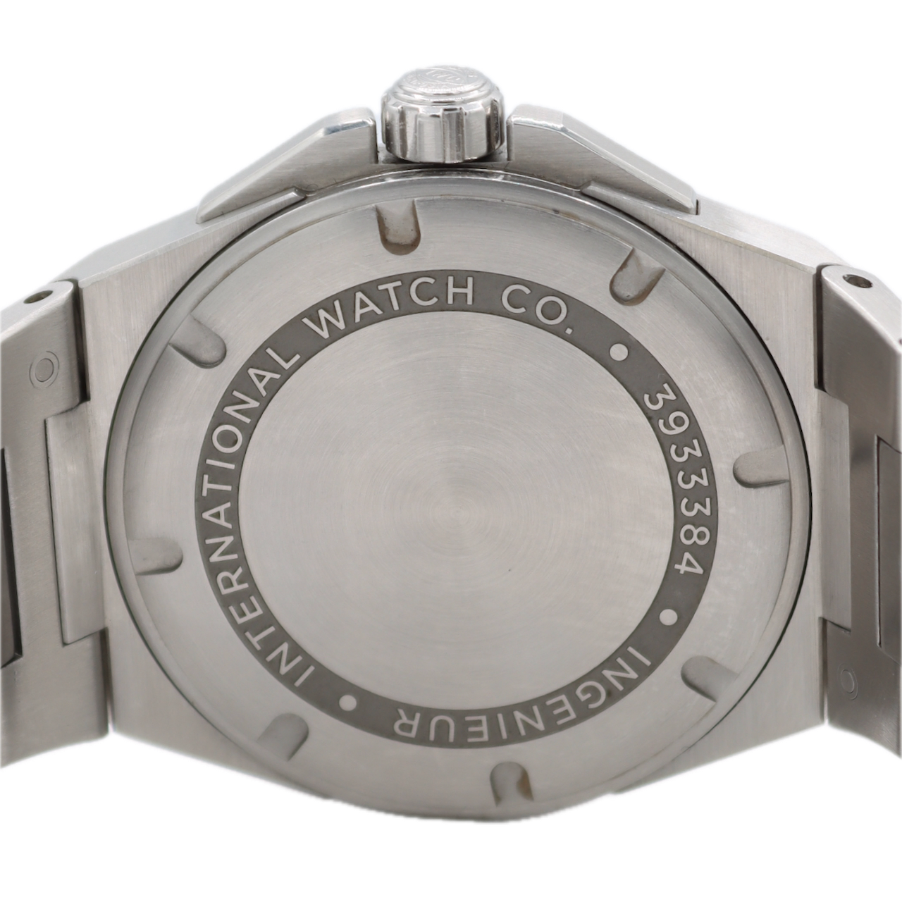 40mm IWC 3239-02 Ingenieur Black Men's Automatic Wristwatch Swiss Steel W/ Case