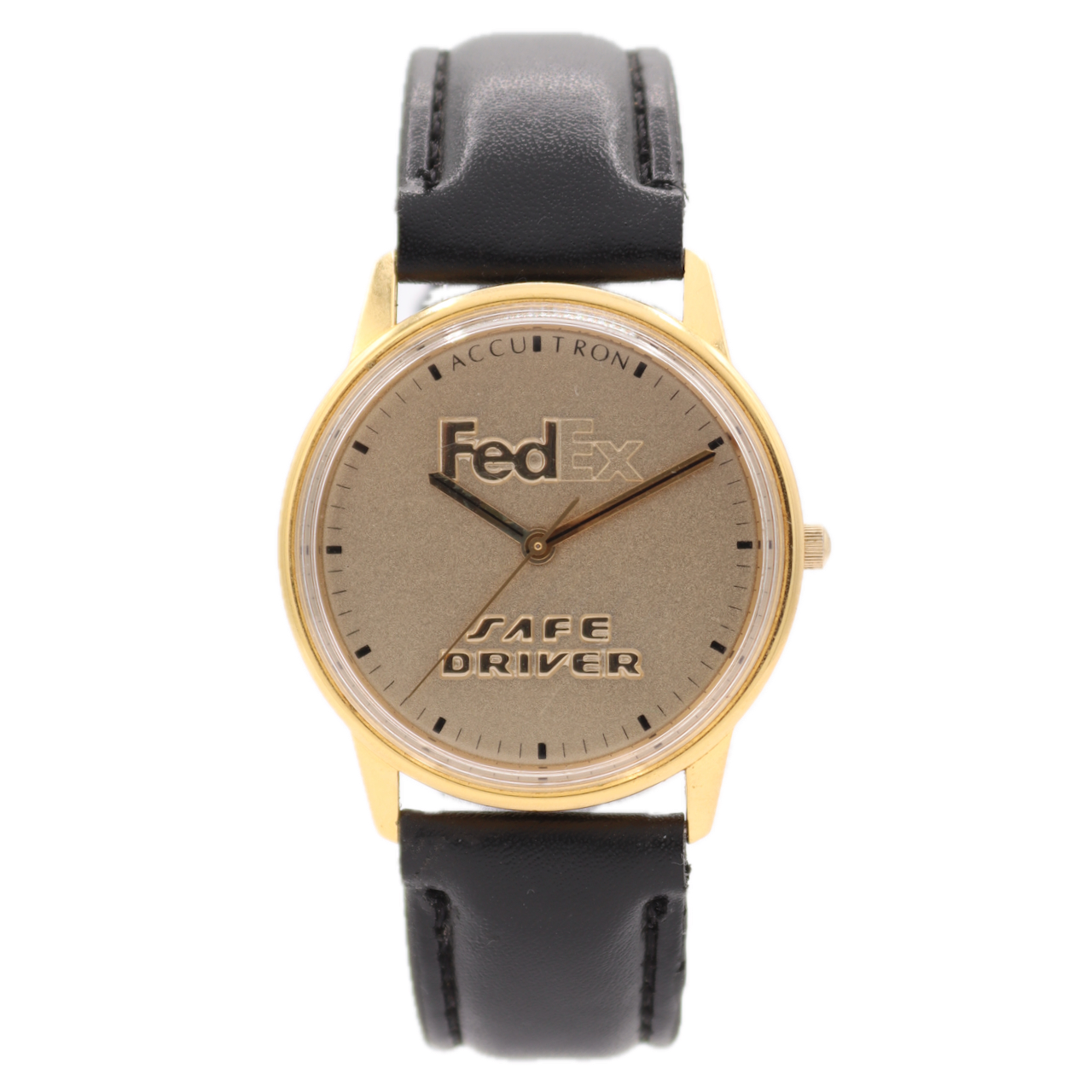 Vintage 1997 Bulova Accutron FedEx Safe Driver Award Men's Quartz Wristwatch