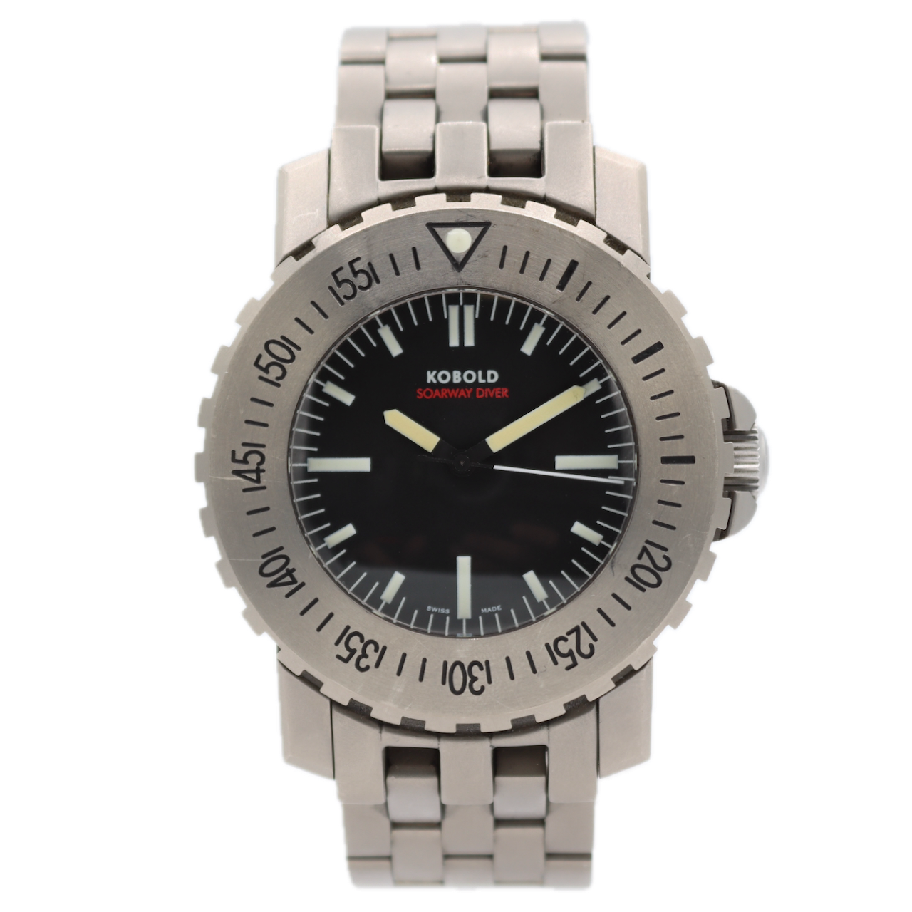 Kobold Soarway "Seal" Diver Men's Automatic Wristwatch ETA 2824 Titanium