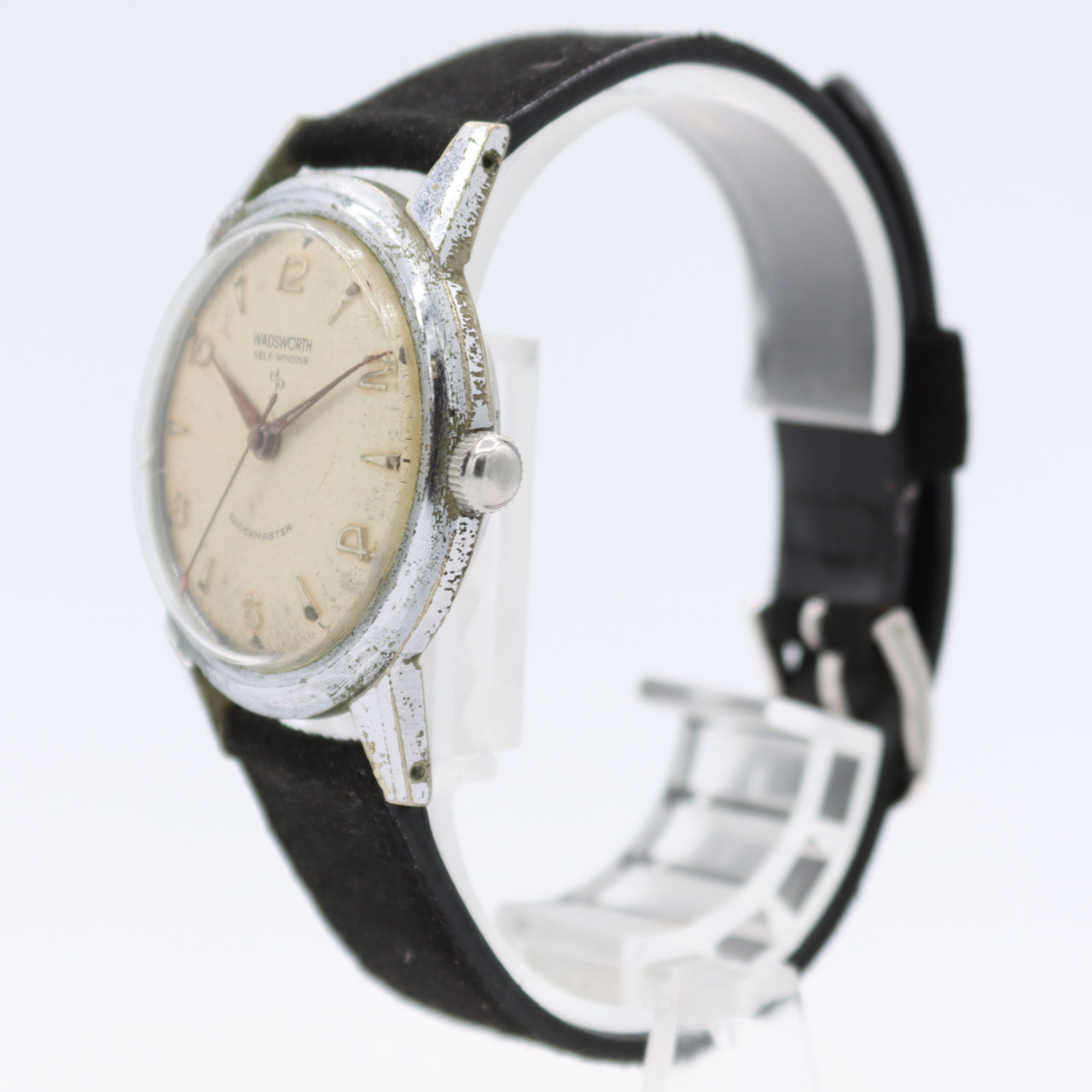 Vintage Wadsworth Shockmaster Men's Automatic Wristwatch A.Schild 1361 D W/Box