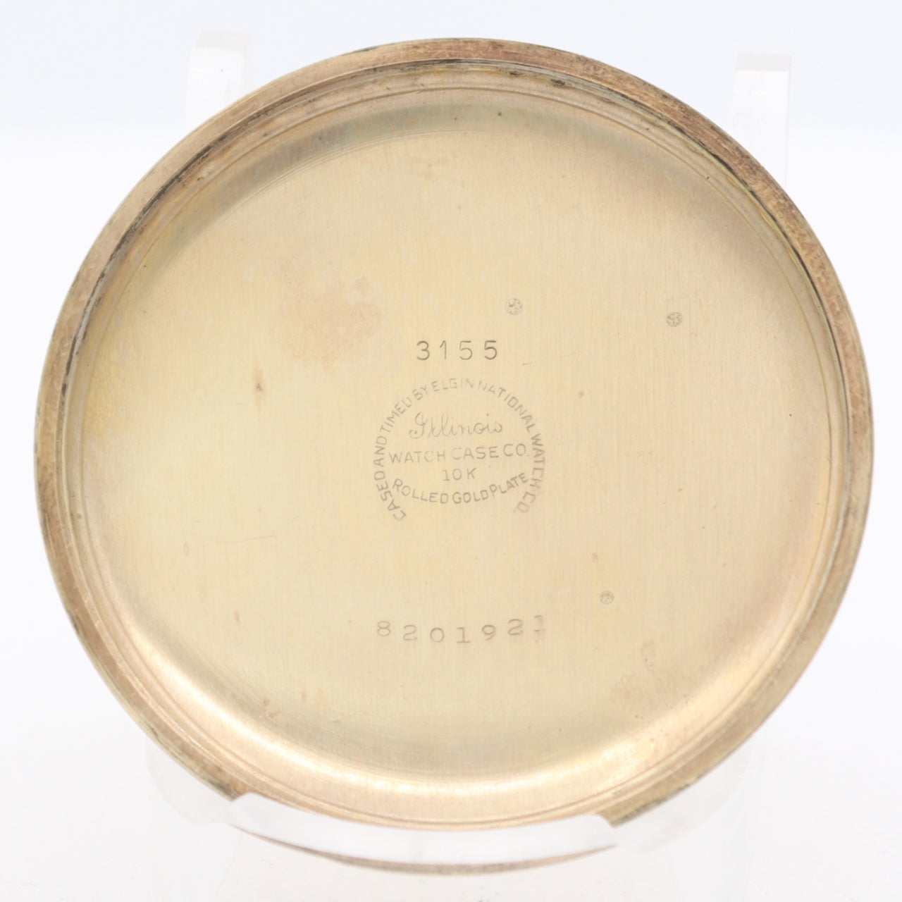 Vintage 16s 1950 Elgin 17 Jewel Mechanical Pocket Watch 574 10k RGP USA