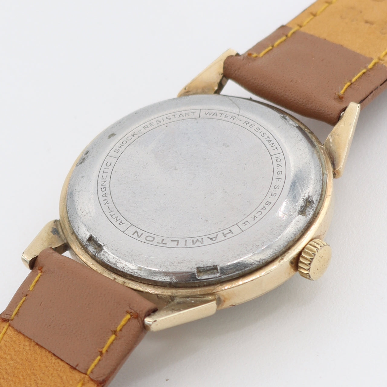 Vintage 34mm Hamilton Automatic K-451 Men's Automatic Wristwatch Steel & 10k GF