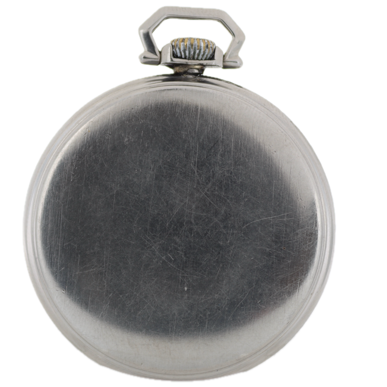 Antique 12 Size Elgin 7 Jewel Mechanical Pocket Watch 496 Steel Running