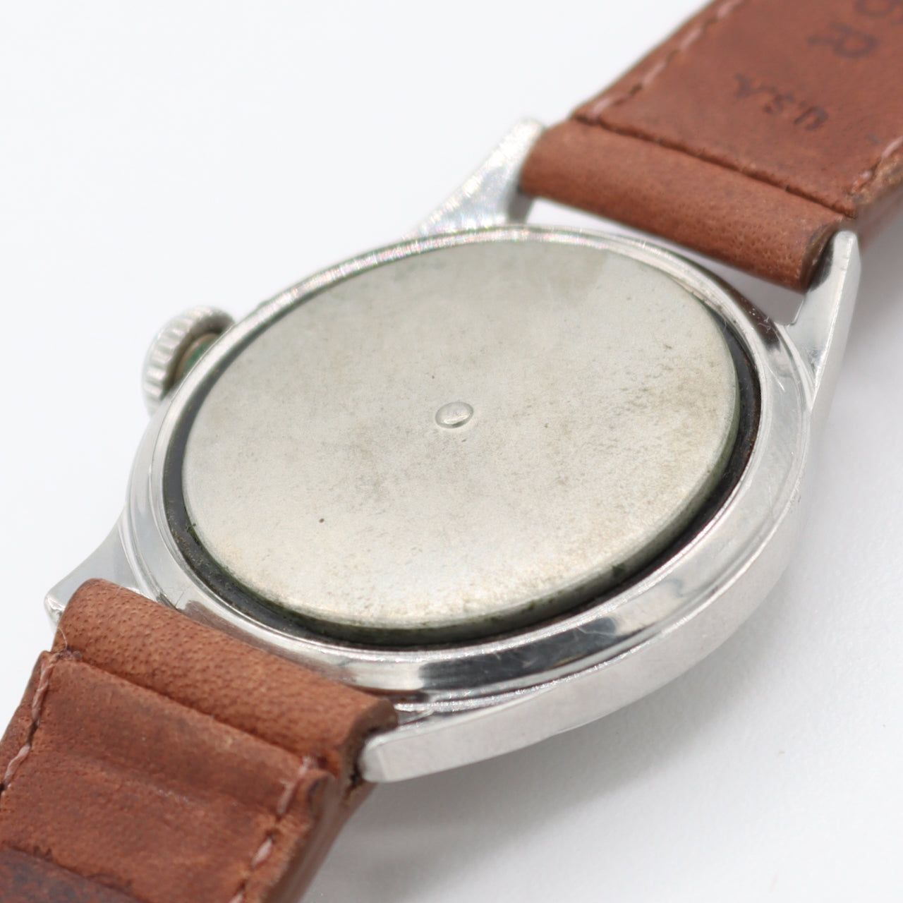 Vintage 1942 Elgin 6603G Service 15J Men's Mechanical Wristwatch 554 USA Steel