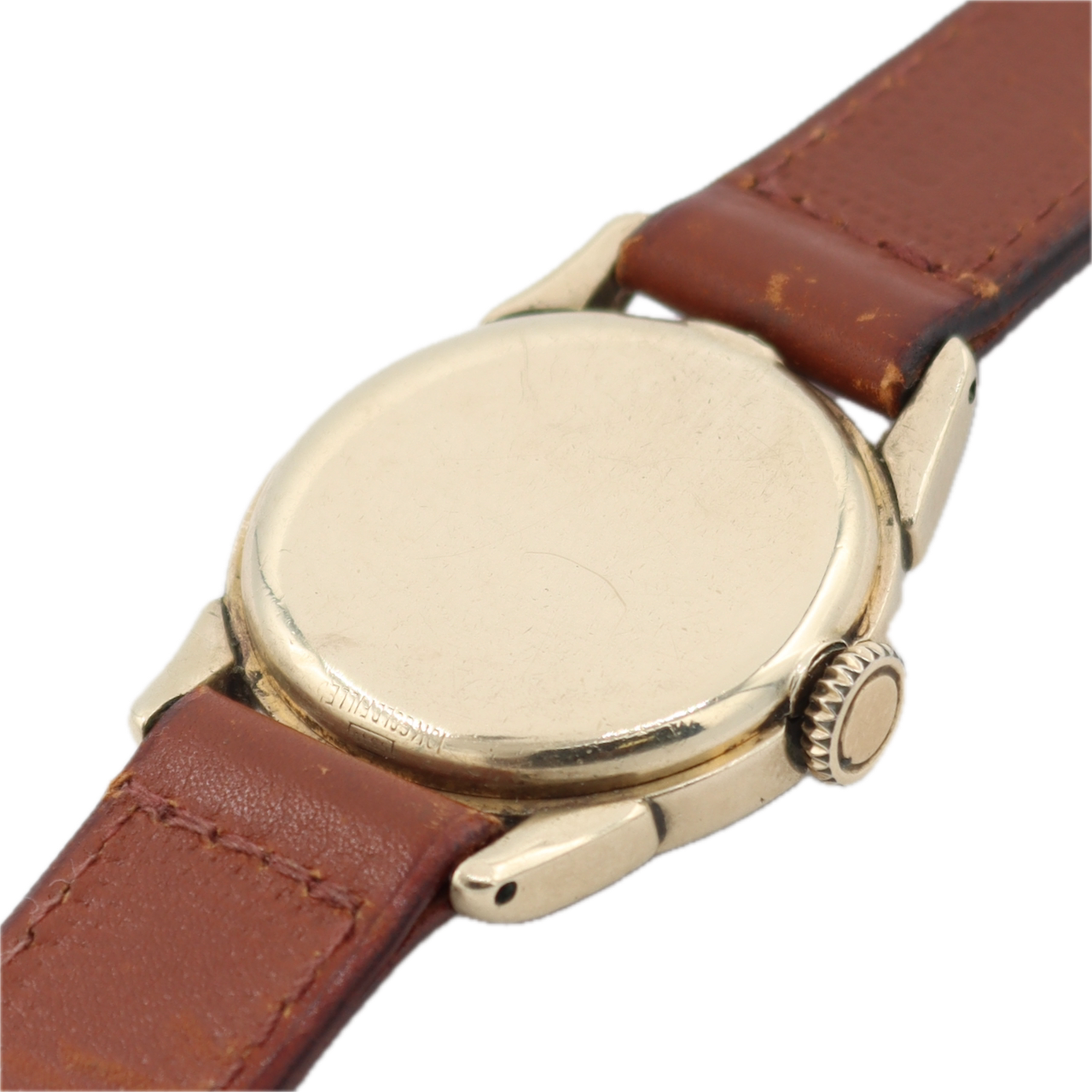 Vintage 29mm Hamilton Secometer Men's MechanicalWristwatch 987S 10k Gold Filled