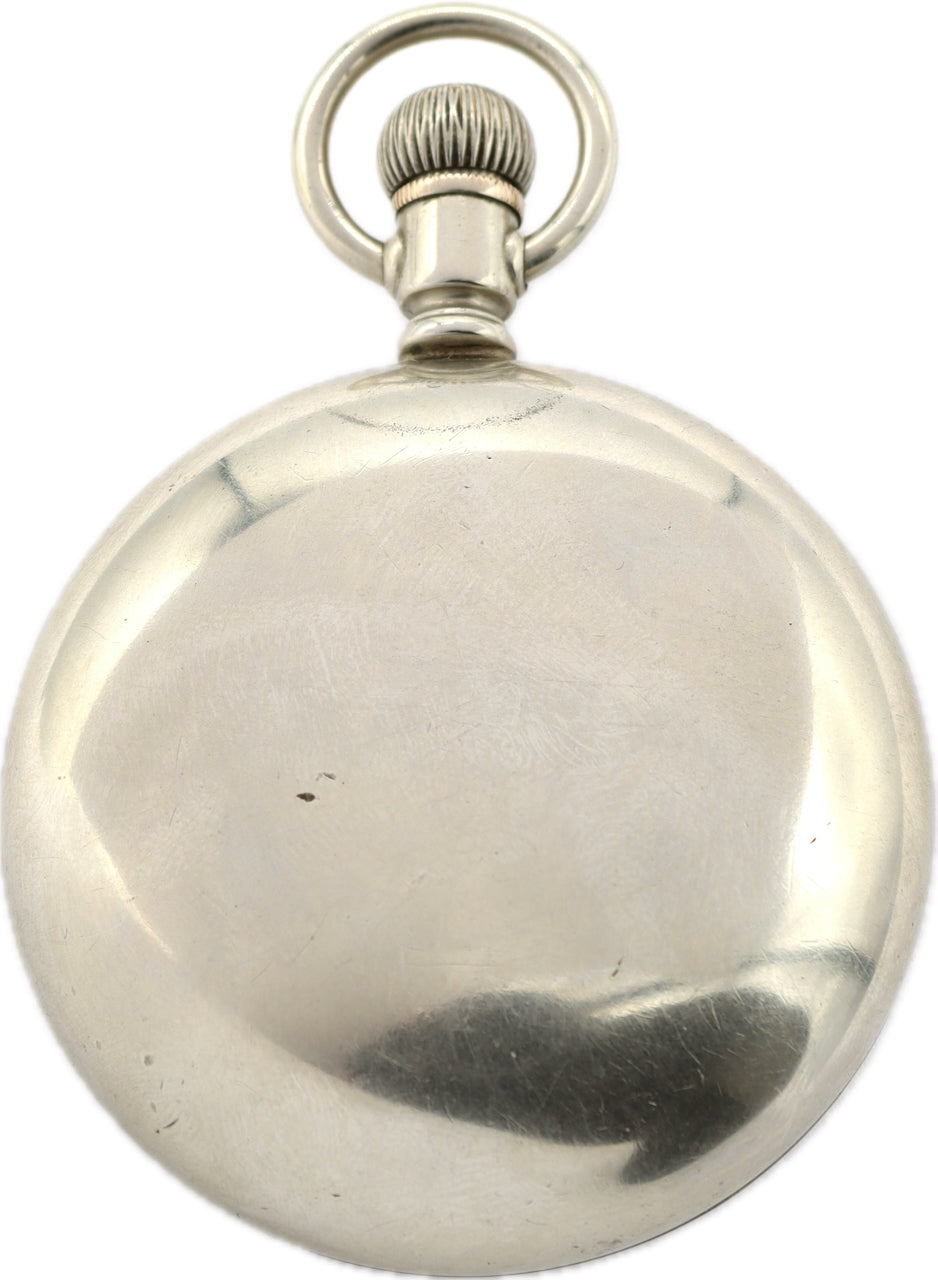 Antique 18S Elgin G.M.Wheeler Open Face Pocket Watch 352 Silverode Swing Out