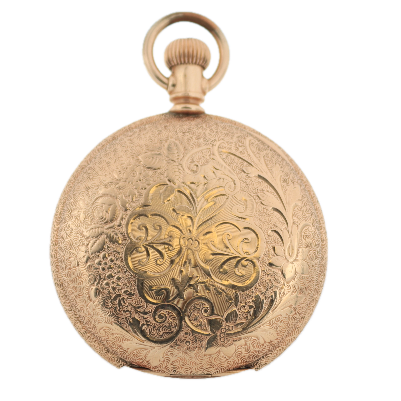 Antique 6S Waltham Multicolor 7 Jewel Mechanical Hunter Pocket Watch 10k GF
