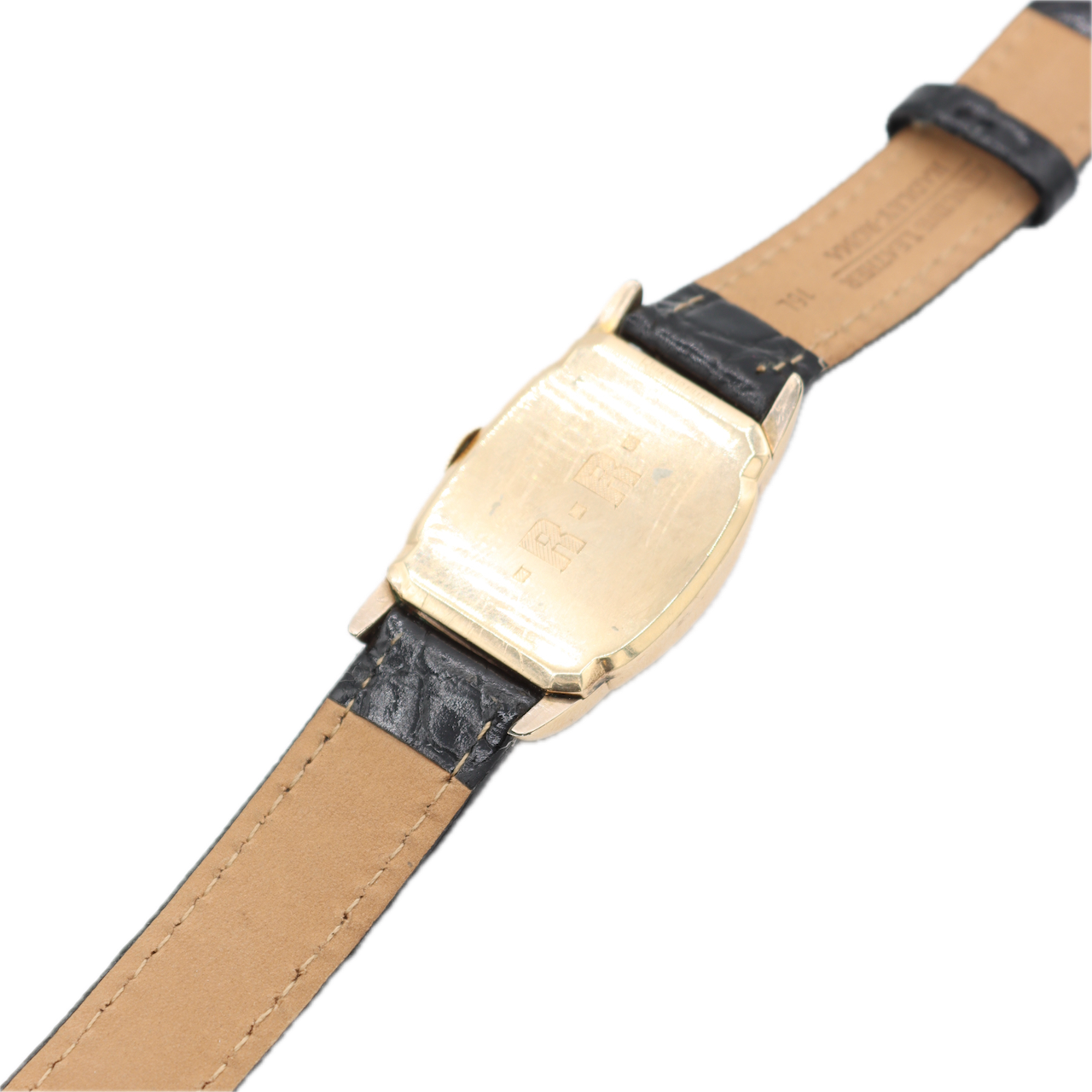 Vintage Elgin Rectangular Men's Mechanical Wristwatch 525 USA 14k Gold Filled