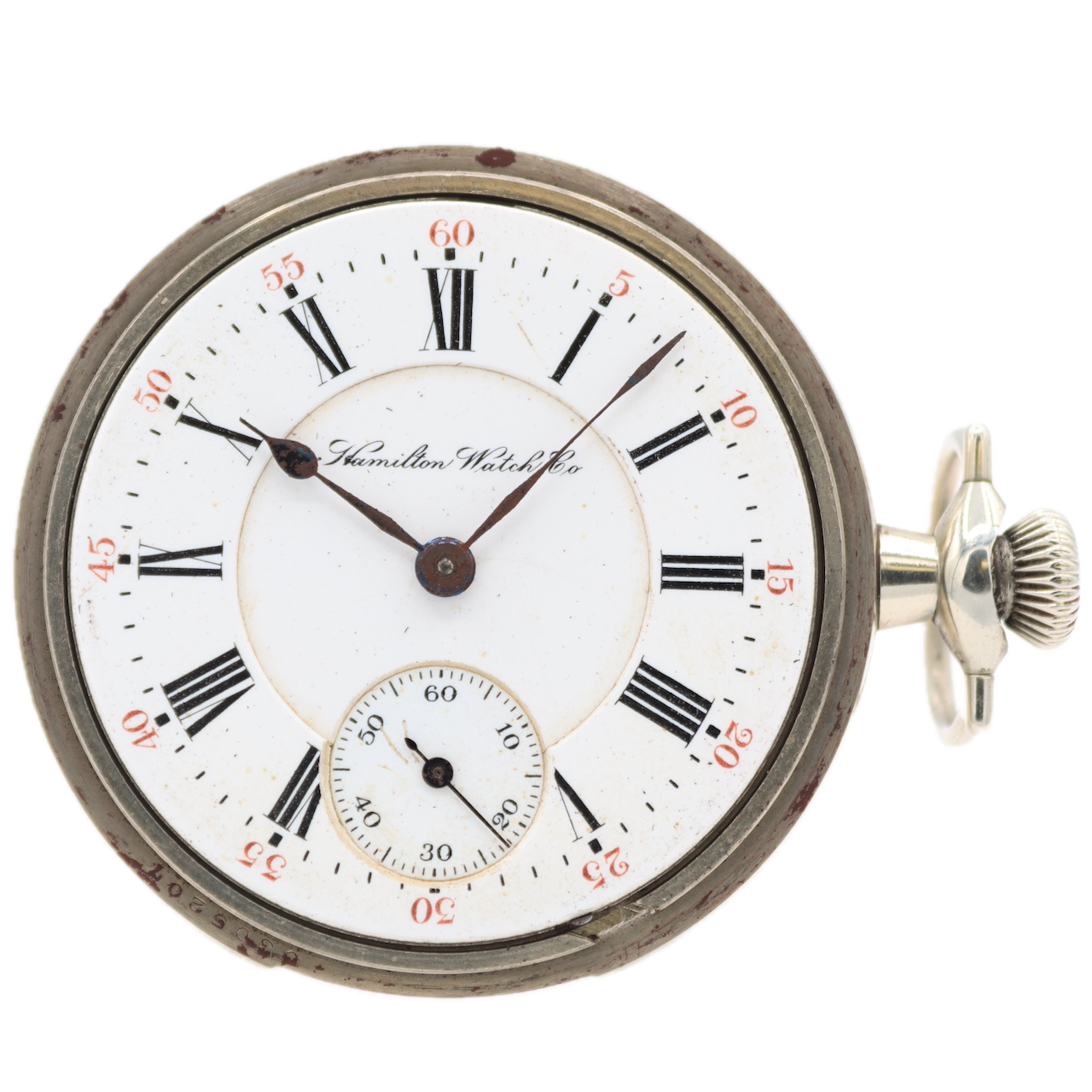 Antique 18S Hamilton 21J Mechanical Hunter Config. Railroad Pocket Watch 941
