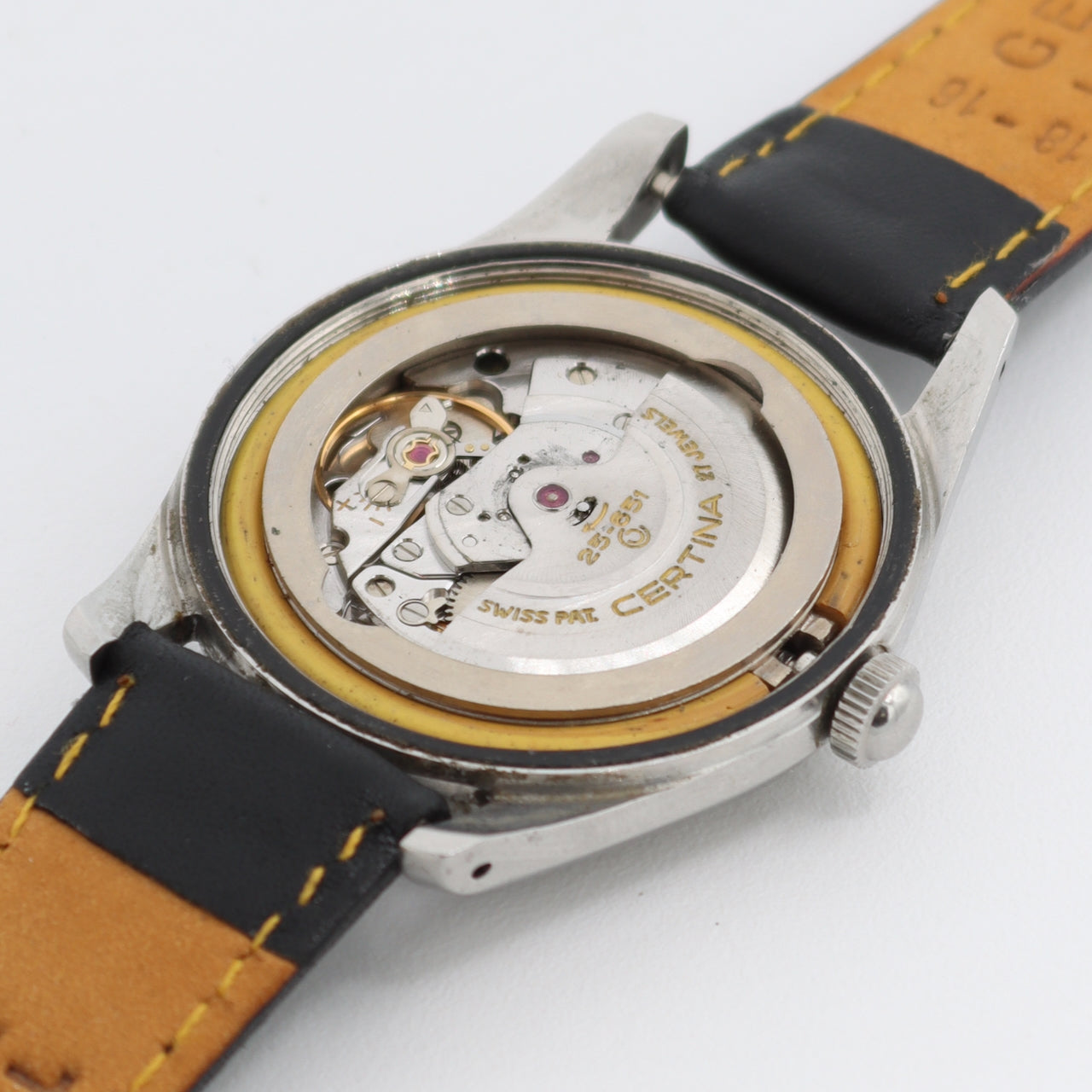 Vintage 36mm Certina 346.825 DS Turtle Men's Automatic Wristwatch 25-651 Steel