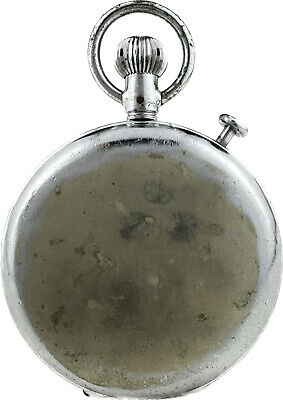 Antique 57mm Gallet Jules Racine Split Second Mechanical Stop Watch Runs Swiss