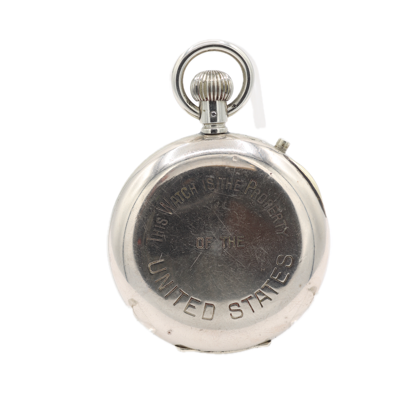 Vintage Hose United States Army 11186 Split Second Mechanical Stop Watch