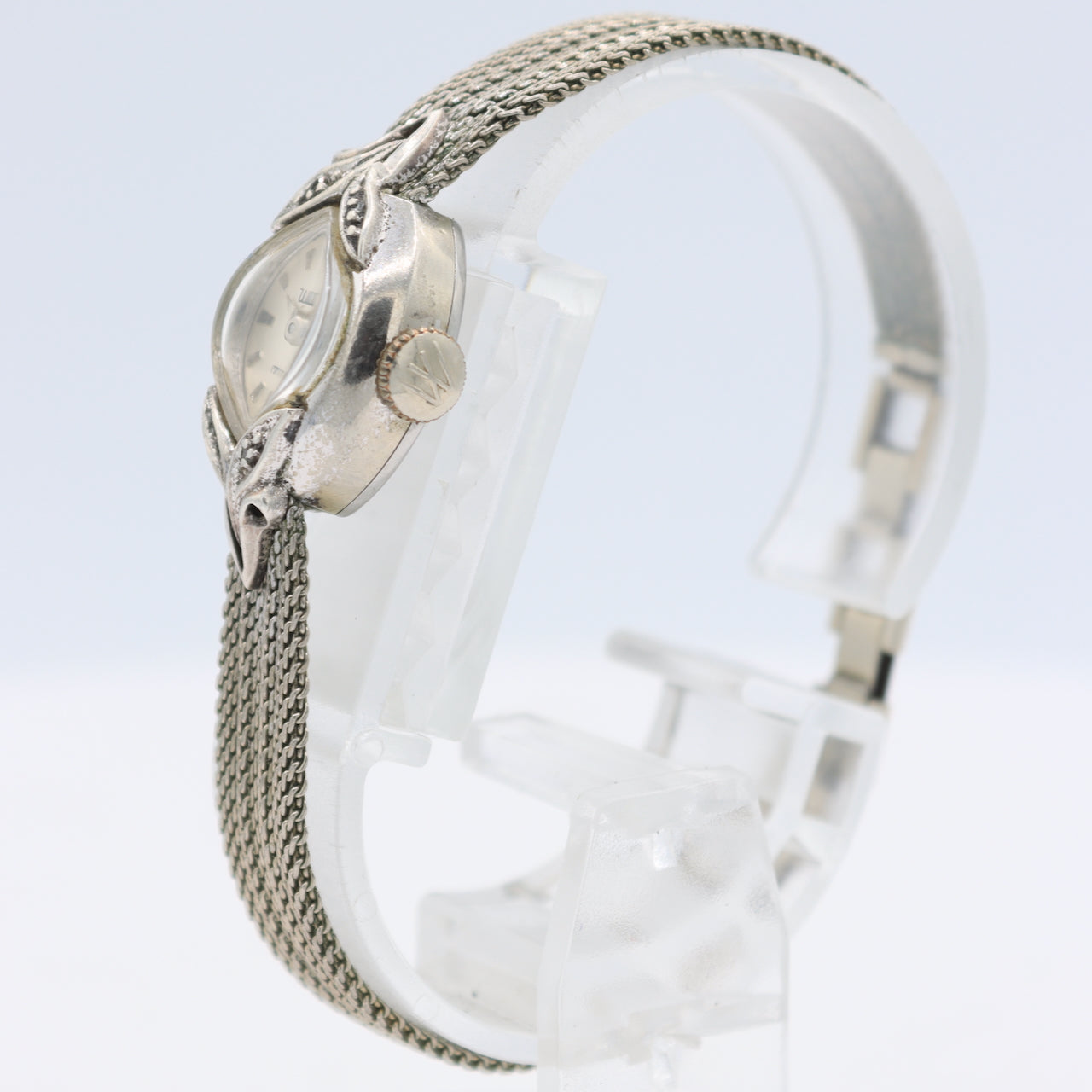 Vintage Waltham Diamond Deco Ladies Mechanical Wristwatch AS 1677 Swiss