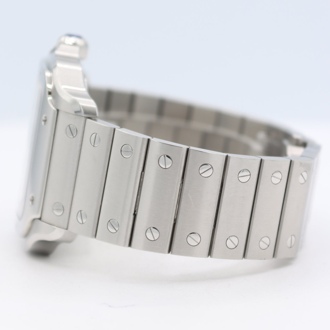 Cartier WSSA0018 Santos De Cartier Men's Automatic Wristwatch 1847Mc Swiss Steel