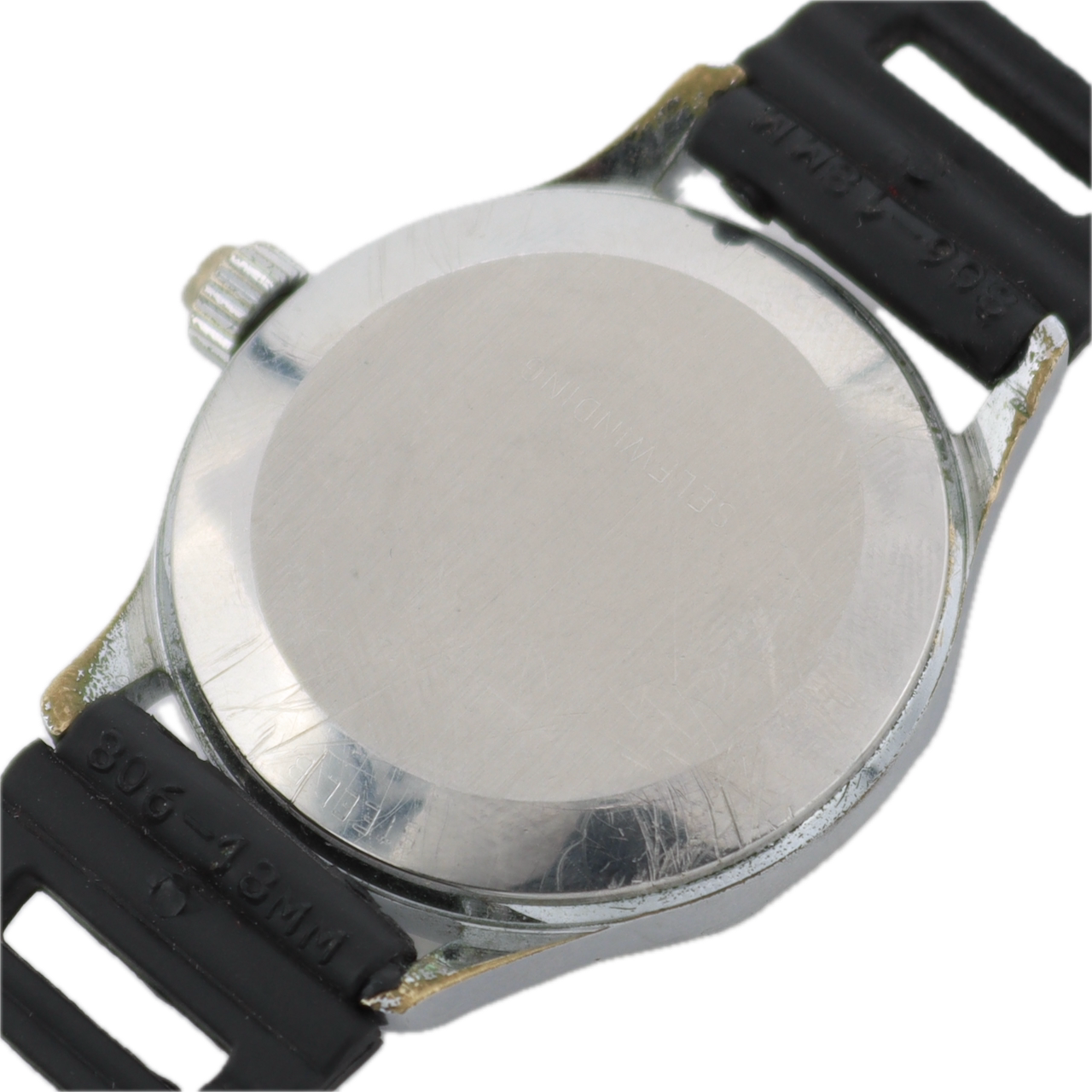 Vintage A+B Braille Men's Automatic Wristwatch ETA 2770 Swiss Steel & Chrome