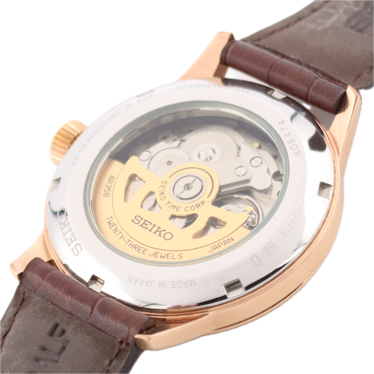 Vintage Seiko Presage Cocktail Time Brown SRPB46