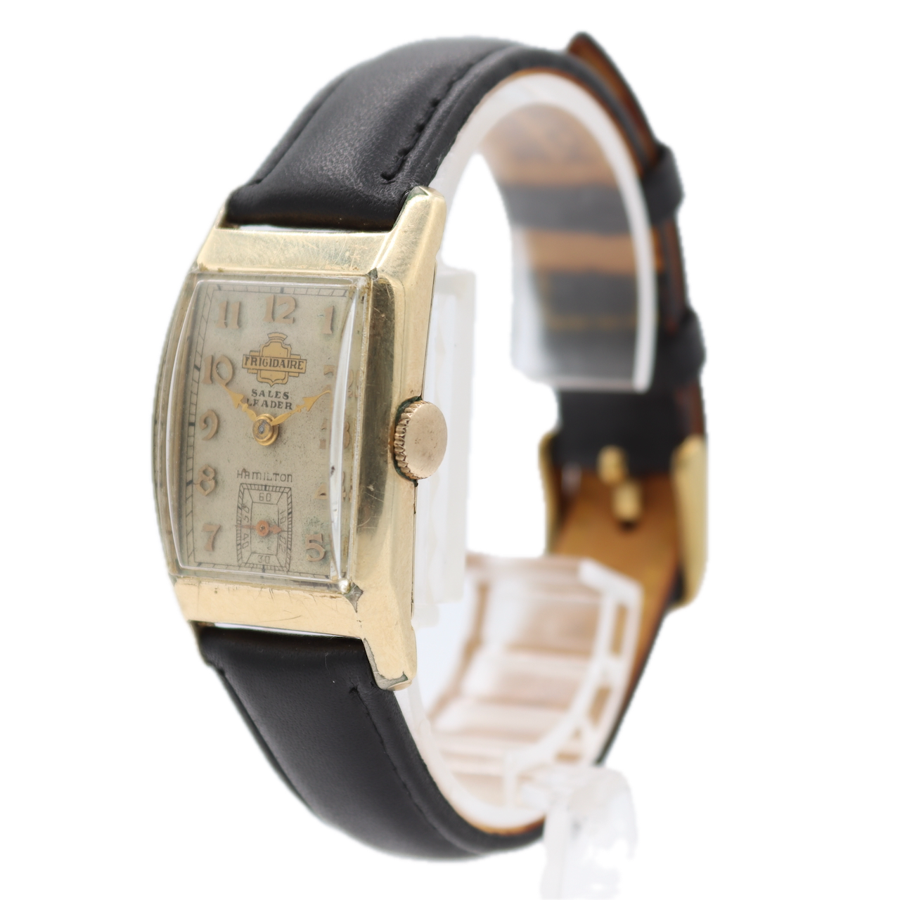 Vintage 1936 Hamilton Carson Frigidaire Men's Mechanical Wristwatch 982 14k GF