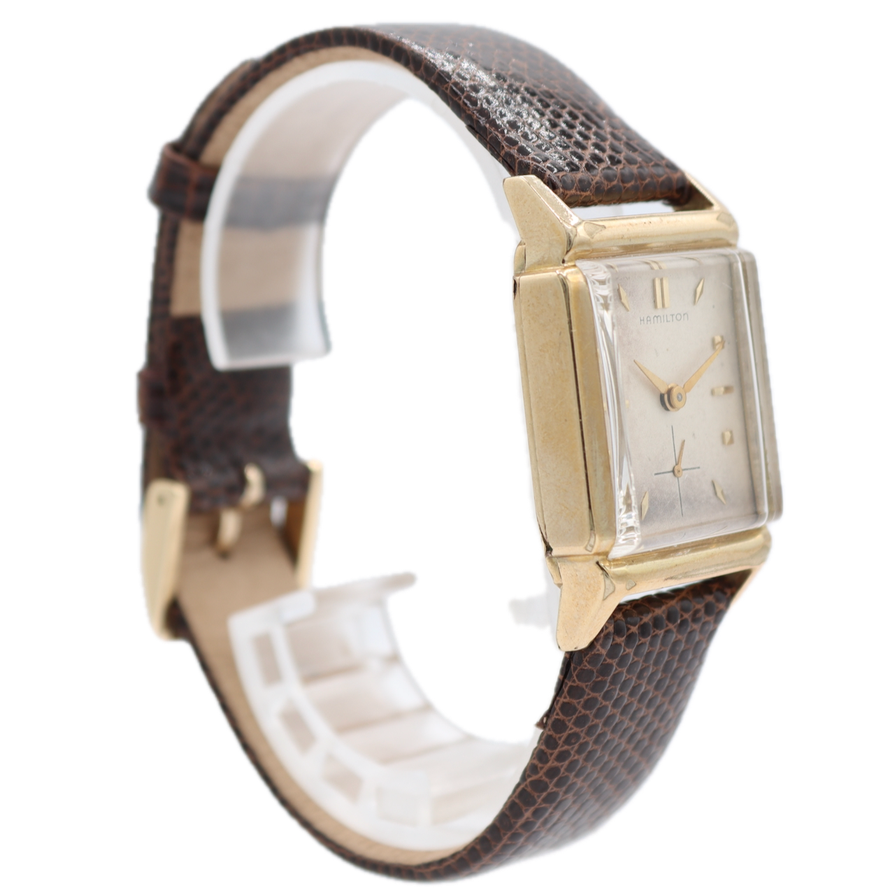 Vintage 1954 Hamilton Townsend Men's Mechanical Wristwatch 753 USA 10k GF Runs