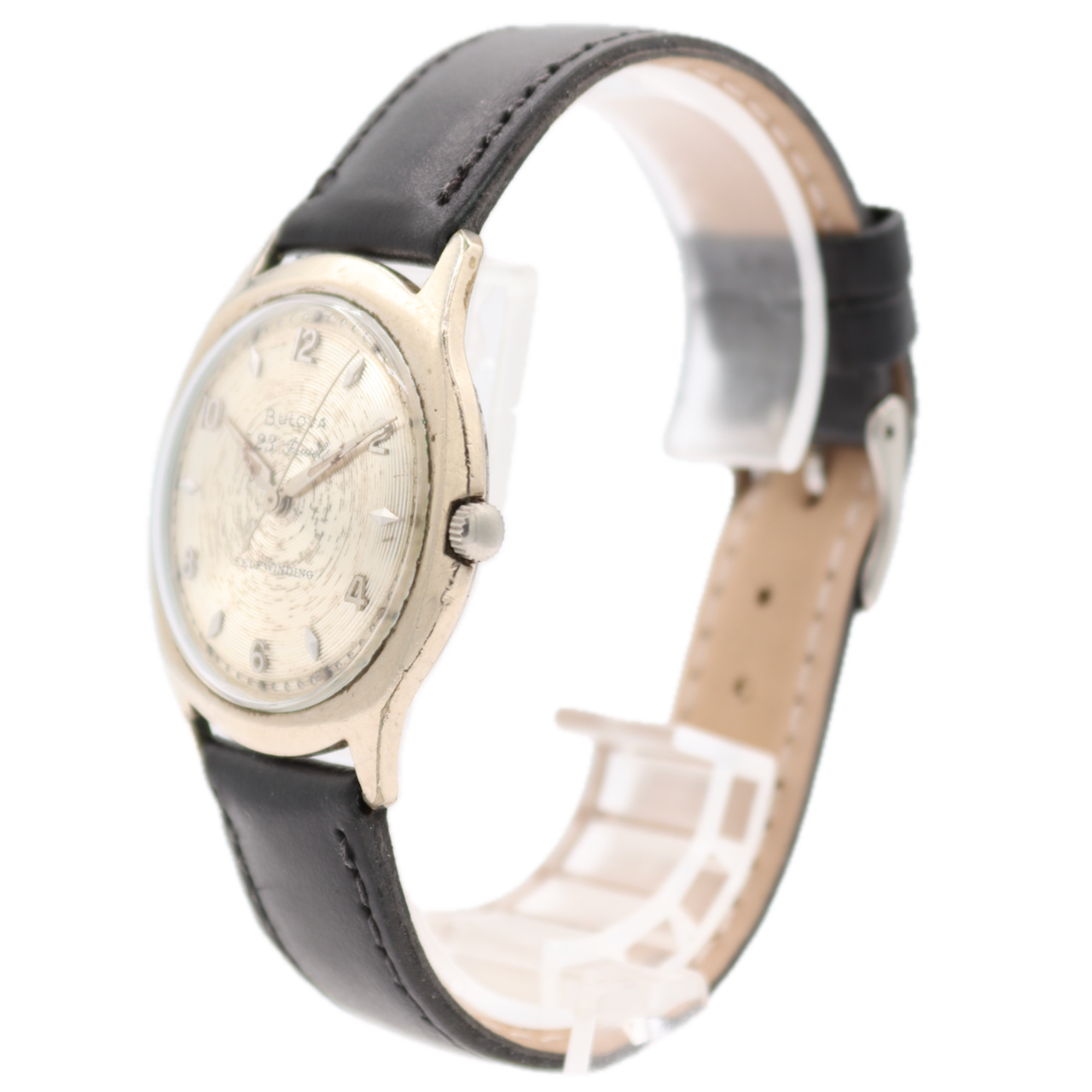 Vintage 35mm 1960 Bulova Men's Automatic Wristwatch 10BZAC USA 10k RGP W/ Box