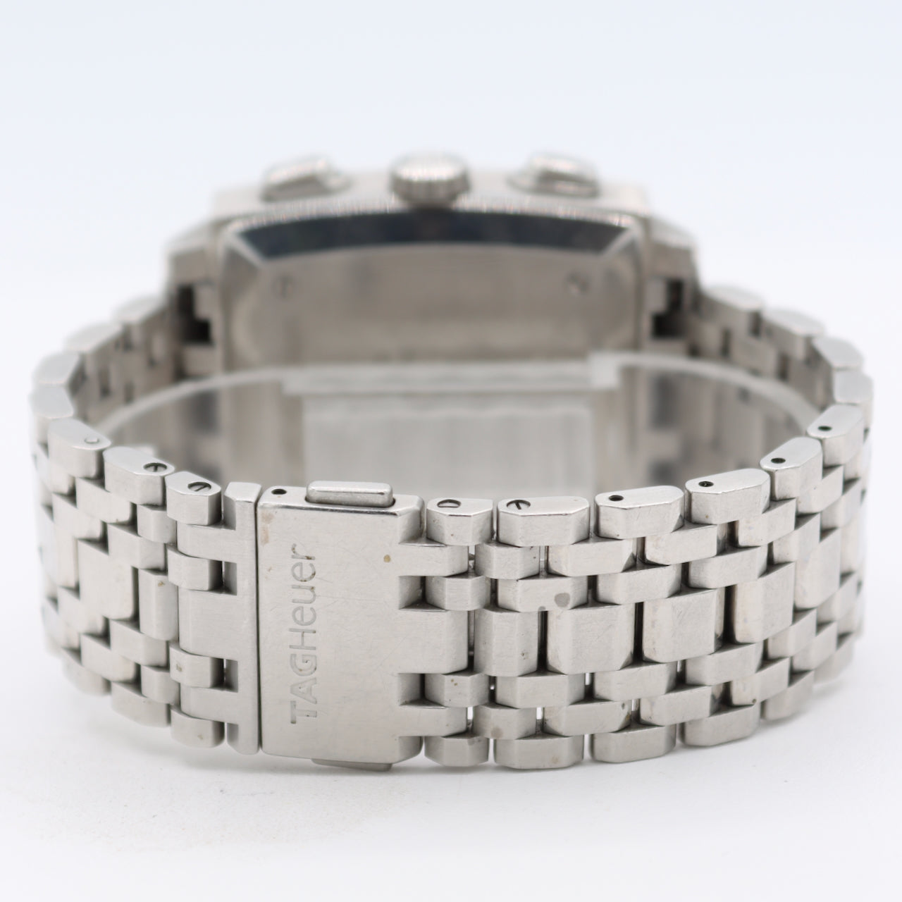 Tag Heuer CW2111-0 Monaco Men's Automatic Chronograph Wristwatch Steel Serviced