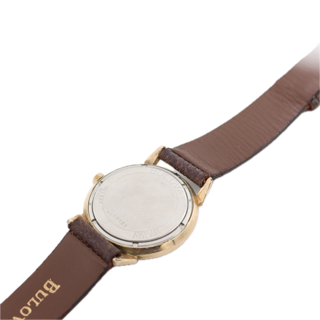 Vintage 1971 Bulova Men's Automatic Wristwatch 11 A0ACD Swiss 10k RGP & Steel