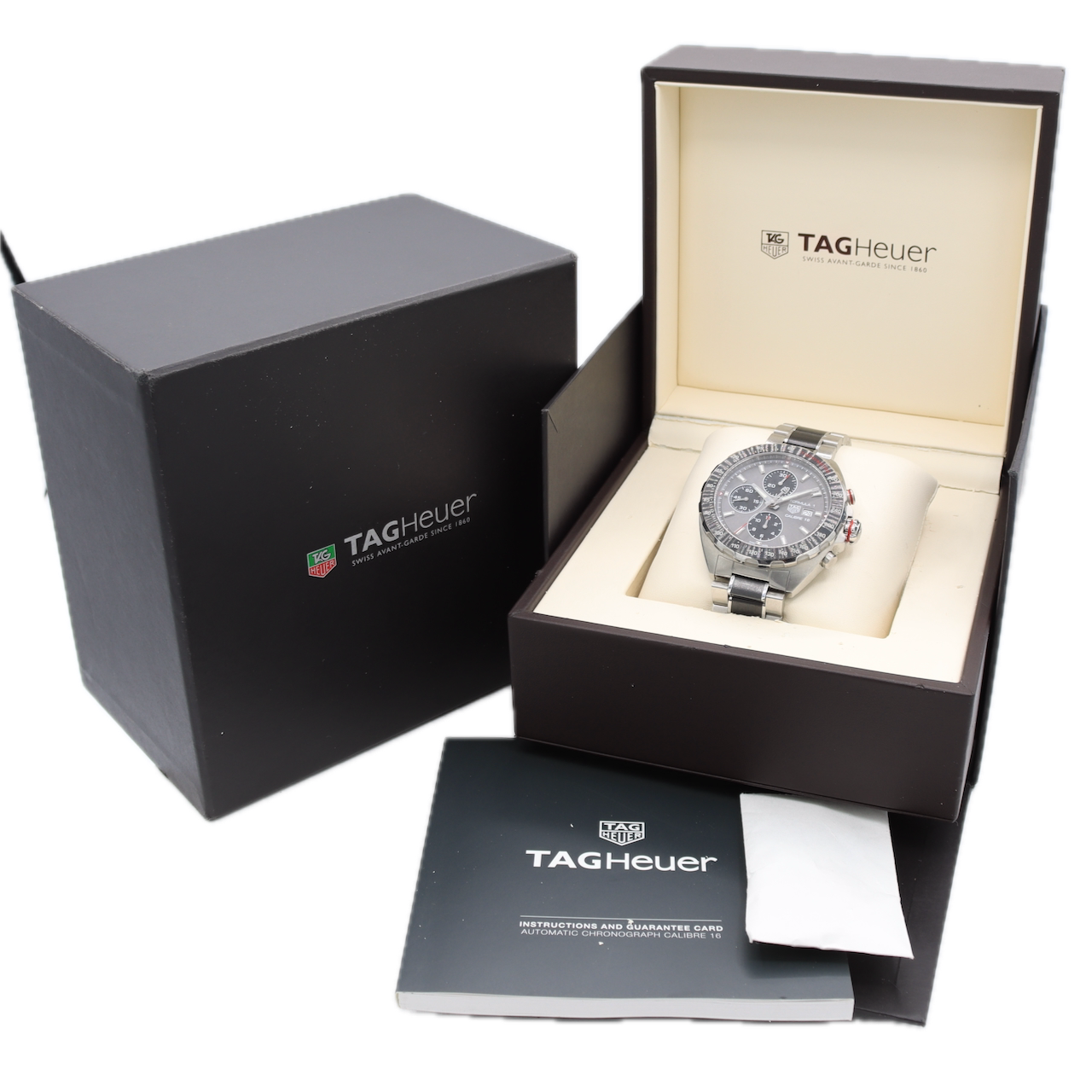 45mm Tag Heuer Formula 1 Caliber 16 Men's Automatic Wristwatch Swiss Ceramic