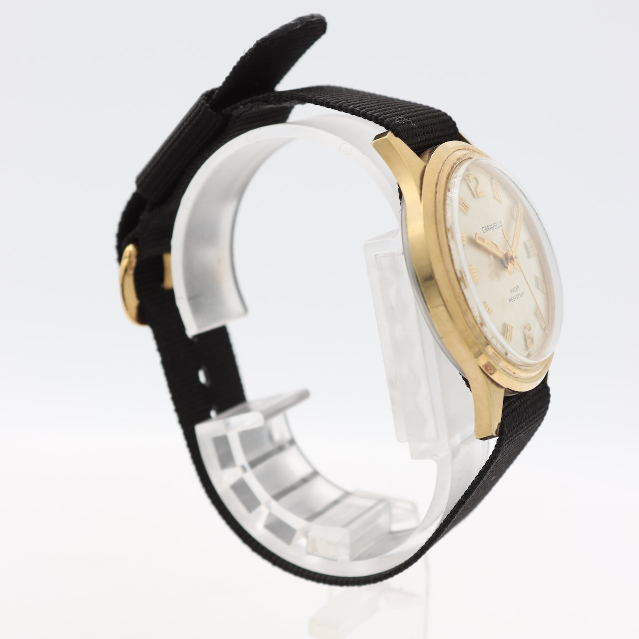 Vintage 1971 Caravelle Men's Mechanical Wristwatch Japan Steel & Gold Tone