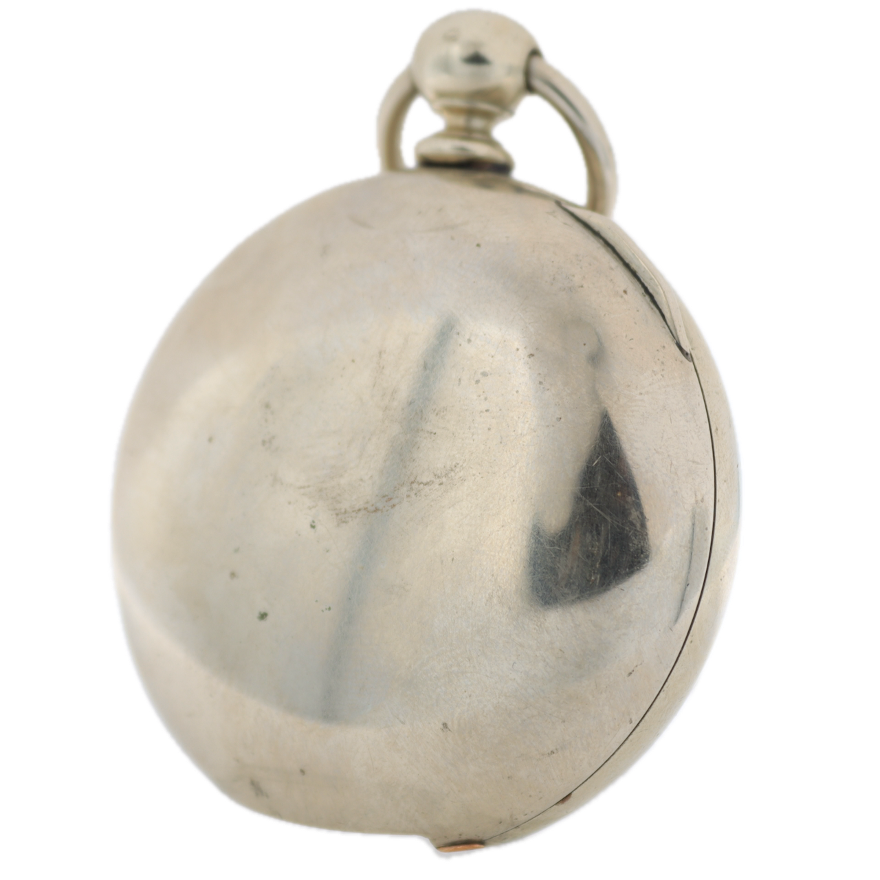 Antique 18 Size Elgin Key Wind Pocket Watch Grade 7 Nickel Silver USA Running