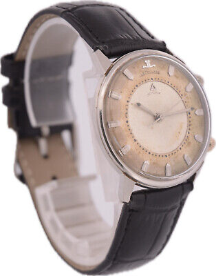 Vintage LeCoultre 2677-910/911 Memovox Men Mechanical Wristwatch K910 Steel USA
