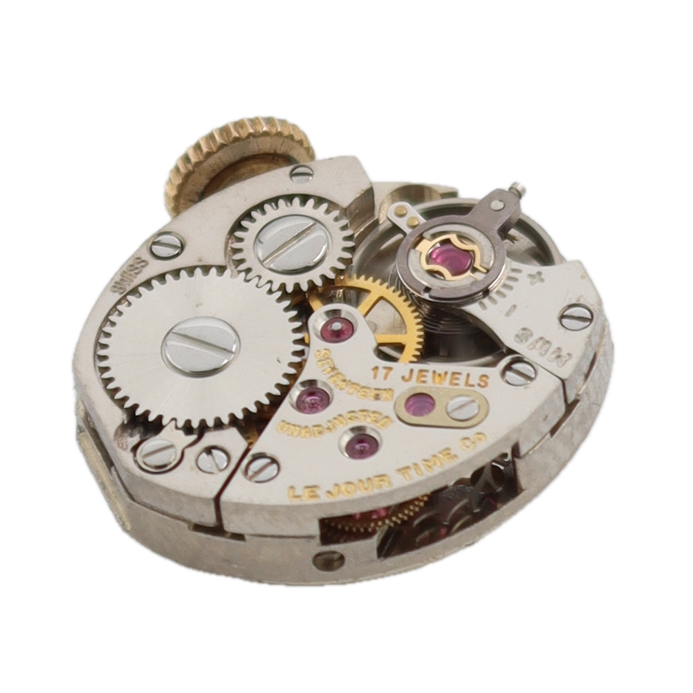 Vintage Le Jour Cocktail Ladies Mechanical Wristwatch AS 1677 Swiss 10k RGP NOS