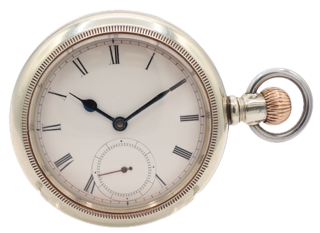 Antique 18s 1880 Appleton Tracy & Co. Locomotive Hunter Config. Pocket Watch