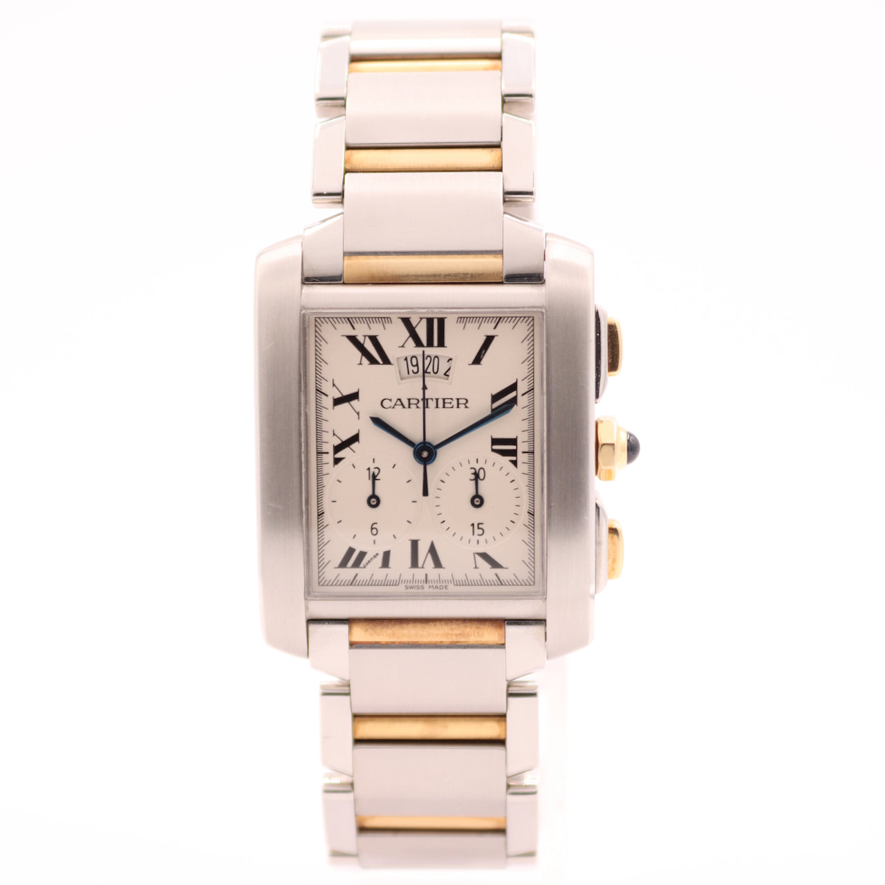 Vintage Cartier Tank Française Chronoflex W51025Q4