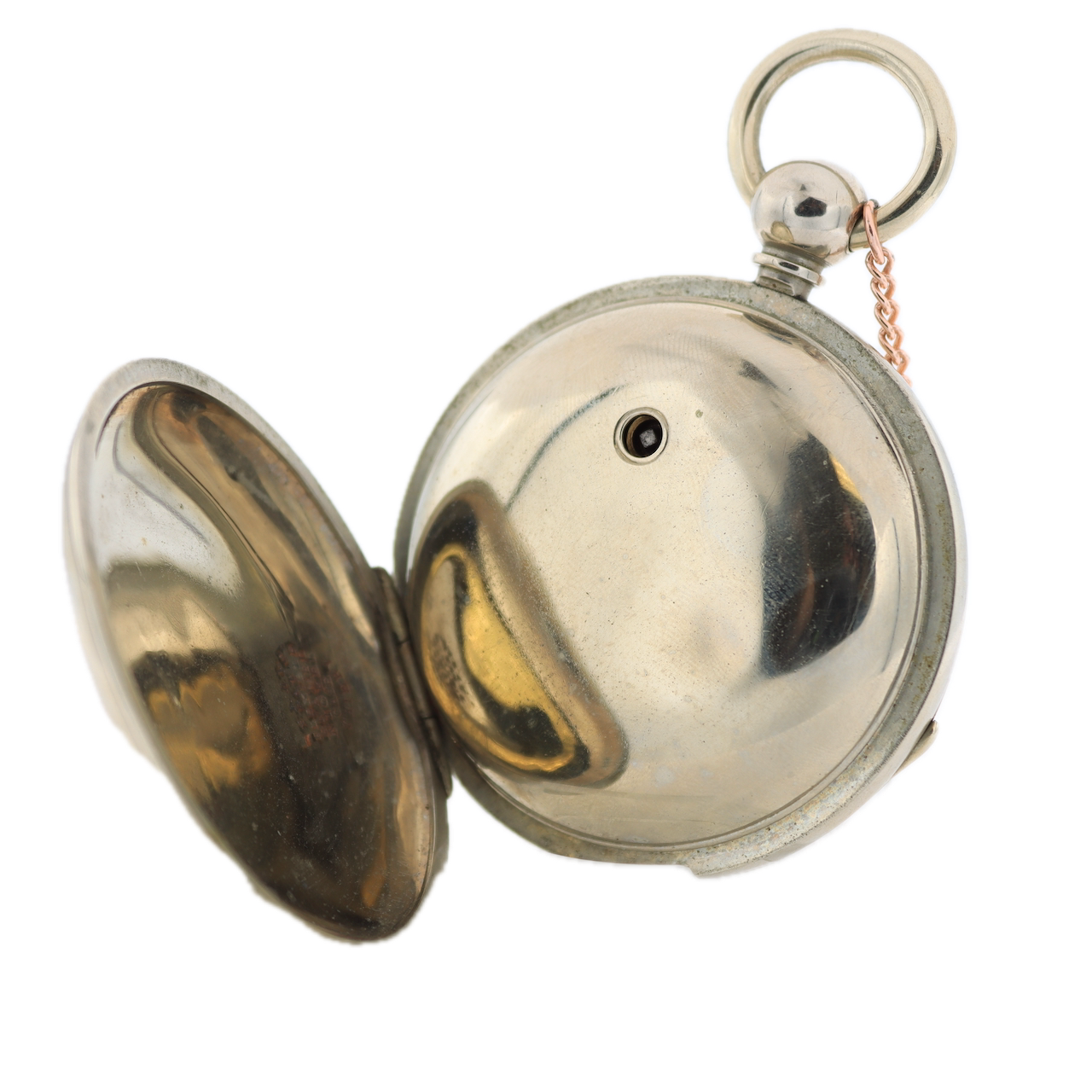 Antique 18s 1880 Illinois E 11 Jewel Key Wind Pocket Watch Columbia Nickel