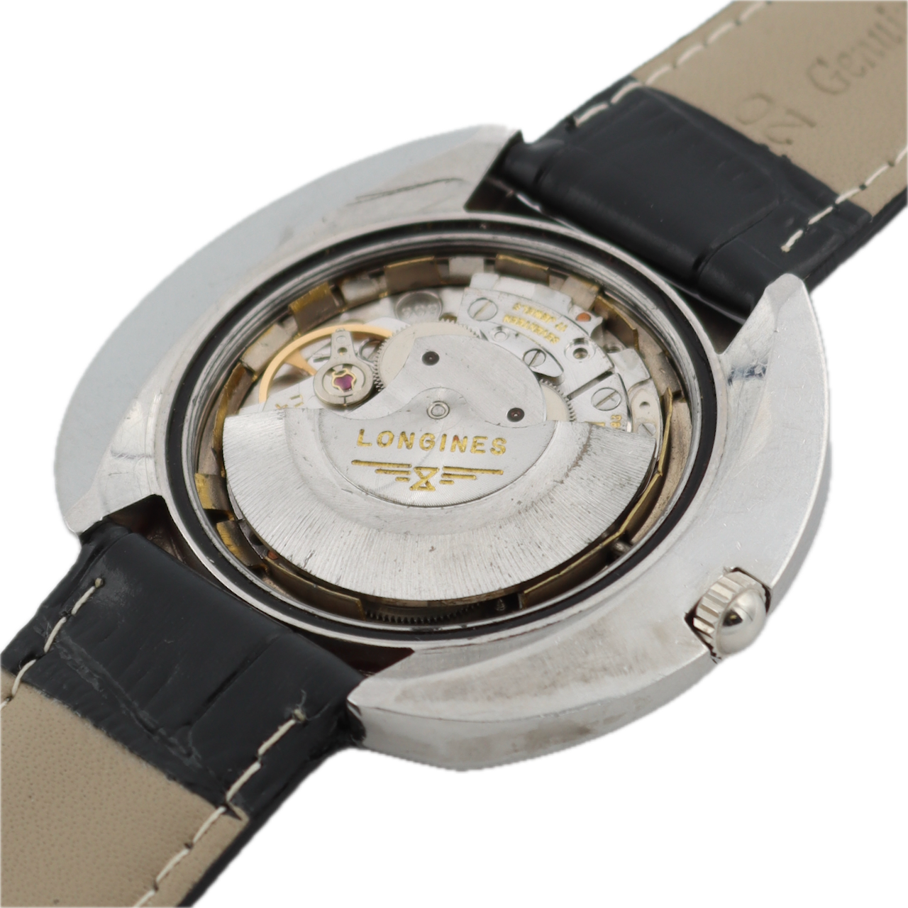 Vintage 44.5mm Longines Admiral 17j Men's Automatic Wristwatch 506 Swiss
