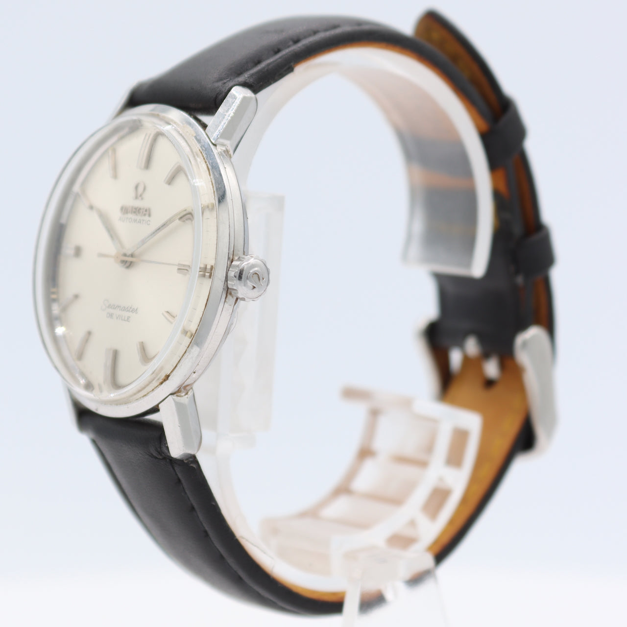 Vintage 34.5mm Omega Seamaster De Ville Men's Automatic Wristwatch Swiss Steel