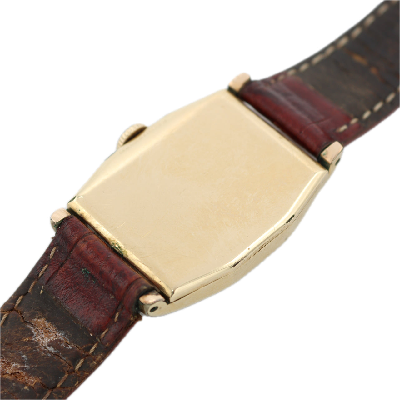 Vintage 25mm Elgin Barrel Men's Mechanical Wristwatch 526 USA Gold Filled